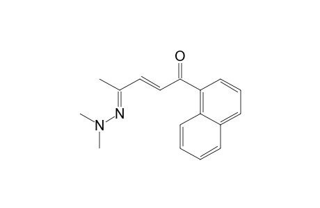 2-Pentene-1,4-dione, 1-(1-naphthalenyl)-, 4-(dimethylhydrazone)