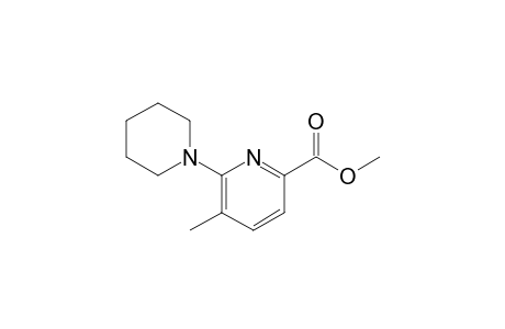 Methyl 5-methyl-6-(1-piperidinyl)-2-pyridinecarboxylate