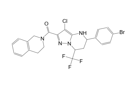 2-{[5-(4-bromophenyl)-3-chloro-7-(trifluoromethyl)-4,5,6,7-tetrahydropyrazolo[1,5-a]pyrimidin-2-yl]carbonyl}-1,2,3,4-tetrahydroisoquinoline