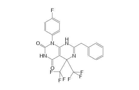 7-benzyl-1-(4-fluorophenyl)-5,5-bis(trifluoromethyl)-5,8-dihydropyrimido[4,5-d]pyrimidine-2,4(1H,3H)-dione