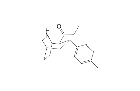 4.beta.-Propionyl-3.alpha.-p-tolyl-6-azabicyclo[3.2.2]nonane
