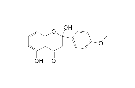 4H-1-Benzopyran-4-one, 2,3-dihydro-2,5-dihydroxy-2-(4-methoxyphenyl)-