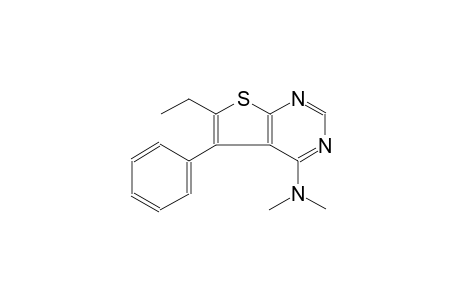 thieno[2,3-d]pyrimidin-4-amine, 6-ethyl-N,N-dimethyl-5-phenyl-
