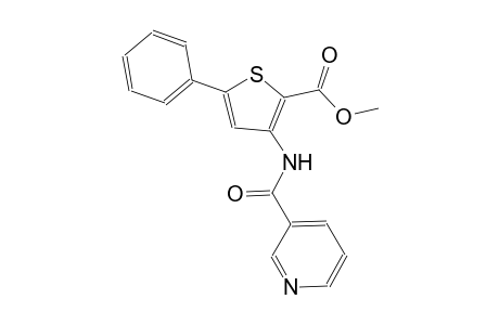 2-thiophenecarboxylic acid, 5-phenyl-3-[(3-pyridinylcarbonyl)amino]-, methyl ester