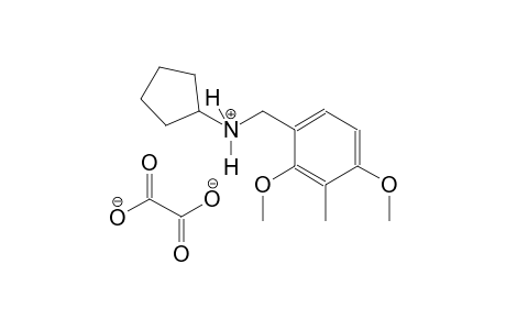 N-(2,4-dimethoxy-3-methylbenzyl)cyclopentanaminium oxalate