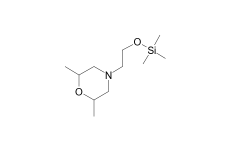 2-(2,6-Dimethylmorpholin-4-yl)ethan-1-ol, tms