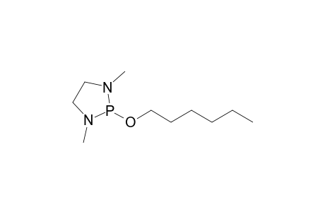 1,3,2-Diazaphospholidine, 2-(hexyloxy)-1,3-dimethyl-