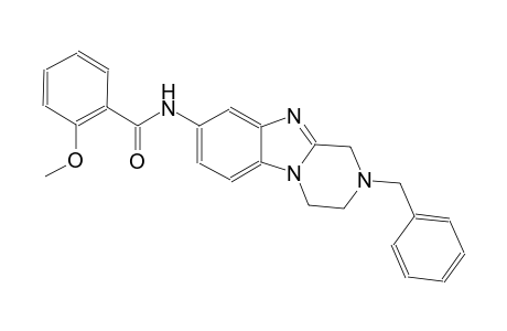 N-(2-benzyl-1,2,3,4-tetrahydropyrazino[1,2-a]benzimidazol-8-yl)-2-methoxybenzamide