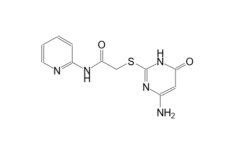 2-[(4-amino-6-oxo-1,6-dihydro-2-pyrimidinyl)sulfanyl]-N-(2-pyridinyl)acetamide