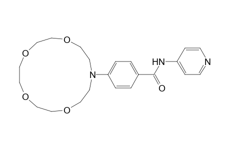 1,4,7,10-Tetraoxa-13-azacyclopentadecane, benzamide deriv.