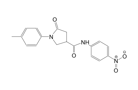 3-pyrrolidinecarboxamide, 1-(4-methylphenyl)-N-(4-nitrophenyl)-5-oxo-