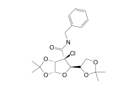 (3S)-3-CHLORO-3-DEOXY-1,2:5,6-DI-O-ISOPROPYLIDENE-3-C-BENZYLAMINOCARBONYL-ALPHA-D-ARABINO-HEXOSE