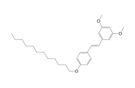 (E)-1-[4-(Dodecyloxy)phenyl]-2-(3,5-dimethoxyphenyl)ethene