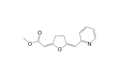 Methyl {5-[(E)-pyridin-2'-yl)methylene]-3,4-dihydrofuran-2-ylidene}acetate