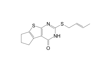 2-(But-2-enylthio)-5,6-trimethylenethieno[d]pyrimidin-4-one