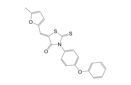 (5Z)-5-[(5-methyl-2-furyl)methylene]-3-(4-phenoxyphenyl)-2-thioxo-1,3-thiazolidin-4-one