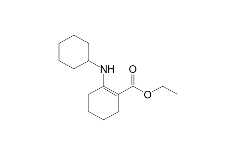2-(cyclohexylamino)-1-cyclohexenecarboxylic acid ethyl ester