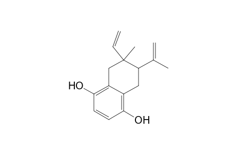 1,4-Naphthalenediol, 6-ethenyl-5,6,7,8-tetrahydro-6-methyl-7-(1-methylethenyl)-