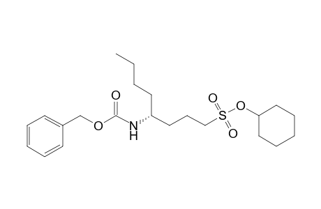 Cyclohexyl (R)-(-)-4-(Benzyloxycarbonylamino)octanesulfonate