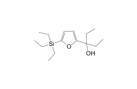 .alpha.,.alpha.-Diethyl-5-(trimethylsilyl)-2-furfuryl alcohol