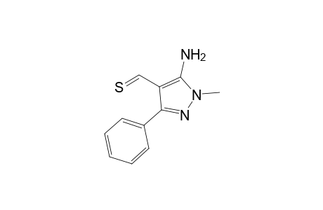 5-Amino-1-methyl-3-phenyl-1H-pyrazole-4-carbothialdehyde