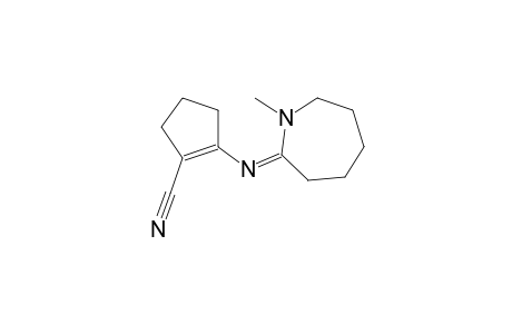 2-([(2Z)-1-Methylazepanylidene]amino)-1-cyclopentene-1-carbonitrile