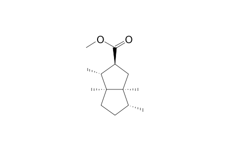 (1R,2S,3aS,4R,6aS)-1,3a,4,6a-tetramethyl-1,2,3,4,5,6-hexahydropentalene-2-carboxylic acid methyl ester