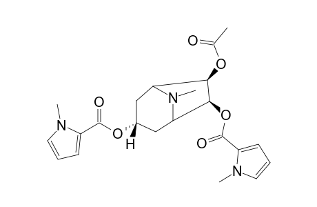 7-BETA-ACETYLCATUABINE-E;7-BETA-ACETOXY-3-ALPHA,6-BETA-DI-(1-METHYL-1H-PYRROL-2-YLCARBONYLOXY)-TROPANE
