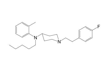 1-[2-(4-Fluorophenyl)ethyl]-N-2-methylphenyl-N-pentylpiperidin-4-amine