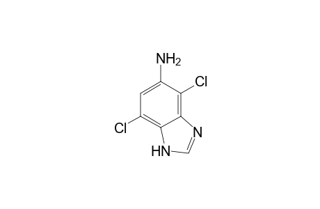 1H-Benzimidazol-5-amine, 4,7-dichloro-