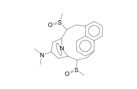 [2](1,5)Naphthaleno[2](2,6)pyridinophane, 17-(dimethylamino)1,12-bis(methylsulfinyl)-