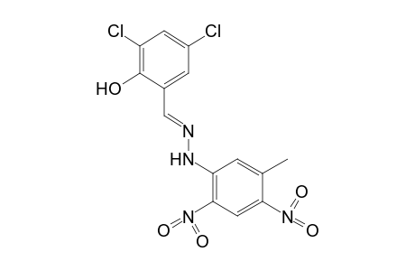 3,5-DICHLOROSALICYLALDEHYDE, (4,6-DINITRO-m-TOLYL)HYDRAZONE