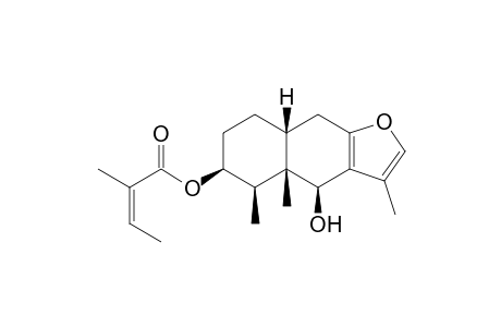 3beta-Angeloyloxy-6beta-hydroxyfuranoeremophilane