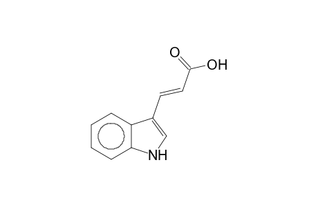 2-Propenoic acid, 3-(1H-indol-3-yl)-