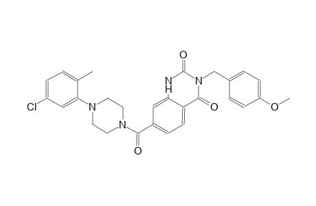 7-{[4-(5-chloro-2-methylphenyl)-1-piperazinyl]carbonyl}-3-(4-methoxybenzyl)-2,4(1H,3H)-quinazolinedione