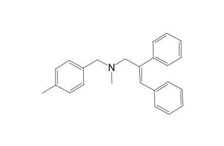 (E)-N-Methyl-N-(4-methylbenzyl)-2,3-diphenylprop-2-en-1-amine