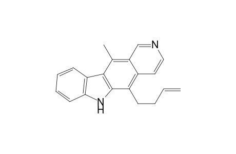 6H-Pyrido[4,3-b]carbazole, 5-(3-butenyl)-11-methyl-