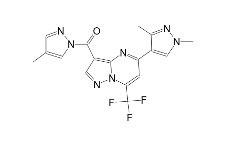 5-(1,3-dimethyl-1H-pyrazol-4-yl)-3-[(4-methyl-1H-pyrazol-1-yl)carbonyl]-7-(trifluoromethyl)pyrazolo[1,5-a]pyrimidine