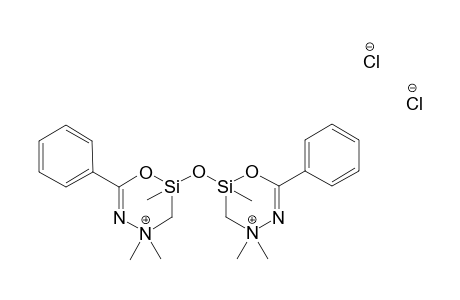 BIS-[(1-[(1,1-DIMETHYL-2-BENZOYL)-HYDRAZONIUM]-METHYL-C,O)-METHYL]-DISILOXANE-DICHLORIDE;MAJOR-DIASTEREOMER