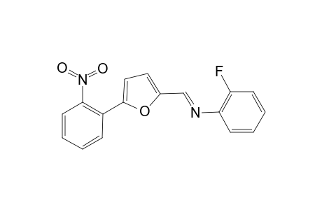 2-Fluoro-N-((E)-[5-(2-nitrophenyl)-2-furyl]methylidene)aniline