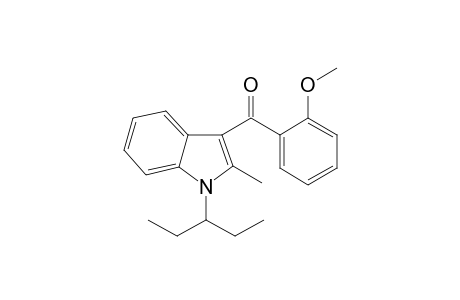 3-(2-Methoxybenzoyl)-2-methyl-1-(pent-3-yl)indole