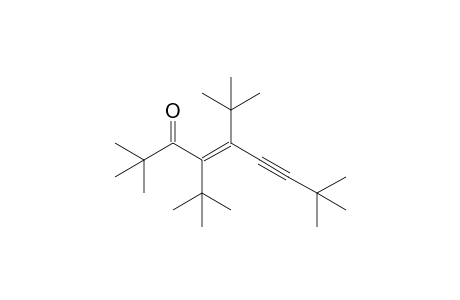 (4E)-4,5-bis(t-Butyl)-2,2,8,8,-tetramethyl-4-nonen-6-yn-3-one