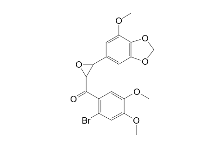 (2-Bromo-4,5-dimethoxyphenyl)[3-(7-methoxy-1,3-benzodioxol-5-yl)oxiran-2-yl]methanone