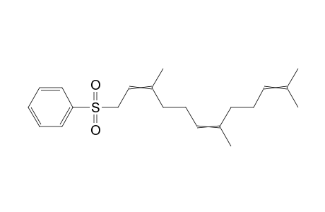 3,7,11-Trimethyl-2,6,10-dodecatrienyl phenyl sulfone