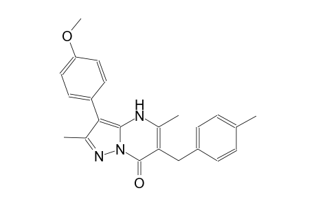pyrazolo[1,5-a]pyrimidin-7(4H)-one, 3-(4-methoxyphenyl)-2,5-dimethyl-6-[(4-methylphenyl)methyl]-