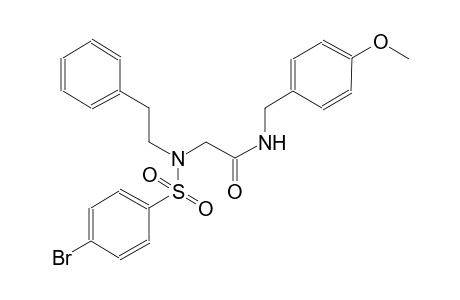 acetamide, 2-[[(4-bromophenyl)sulfonyl](2-phenylethyl)amino]-N-[(4-methoxyphenyl)methyl]-