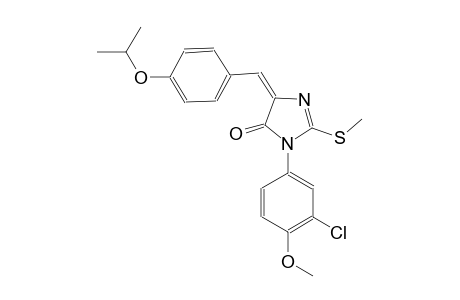 4H-imidazol-4-one, 3-(3-chloro-4-methoxyphenyl)-3,5-dihydro-5-[[4-(1-methylethoxy)phenyl]methylene]-2-(methylthio)-, (5E)-