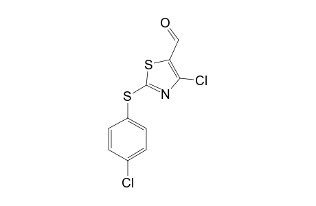 4-CHLORO-2-(4-CHLOROPHENYLTHIO)-THIAZOLE-5-CARBALDEHYDE