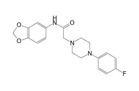 1-piperazineacetamide, N-(1,3-benzodioxol-5-yl)-4-(4-fluorophenyl)-