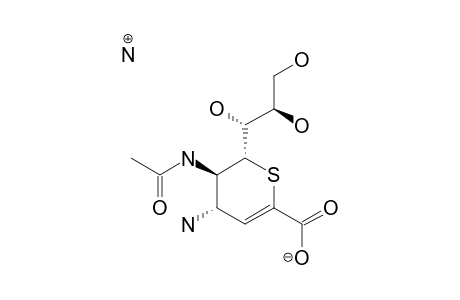 AMMONIUM_5-ACETAMIDO-4-AMINO-2,6-ANHYDRO-3,4,5-TRIDEOXY-6-THIO-D-GLYCERO-D-GALACTO-NON-2-ENOATE
